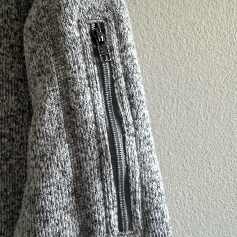 Patagonia Better Sweater Heather Gray Pullover Quarter Zip Jacket size Small - Picture 9 of 10